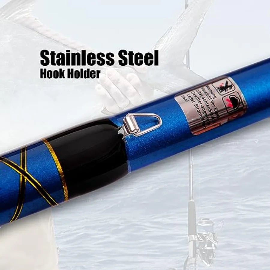 2Piece Saltwater Spinning Fishing Rod Offshore Graphite Portable Fishing Rod for Marine Fishing 7 Feet Lightweight and