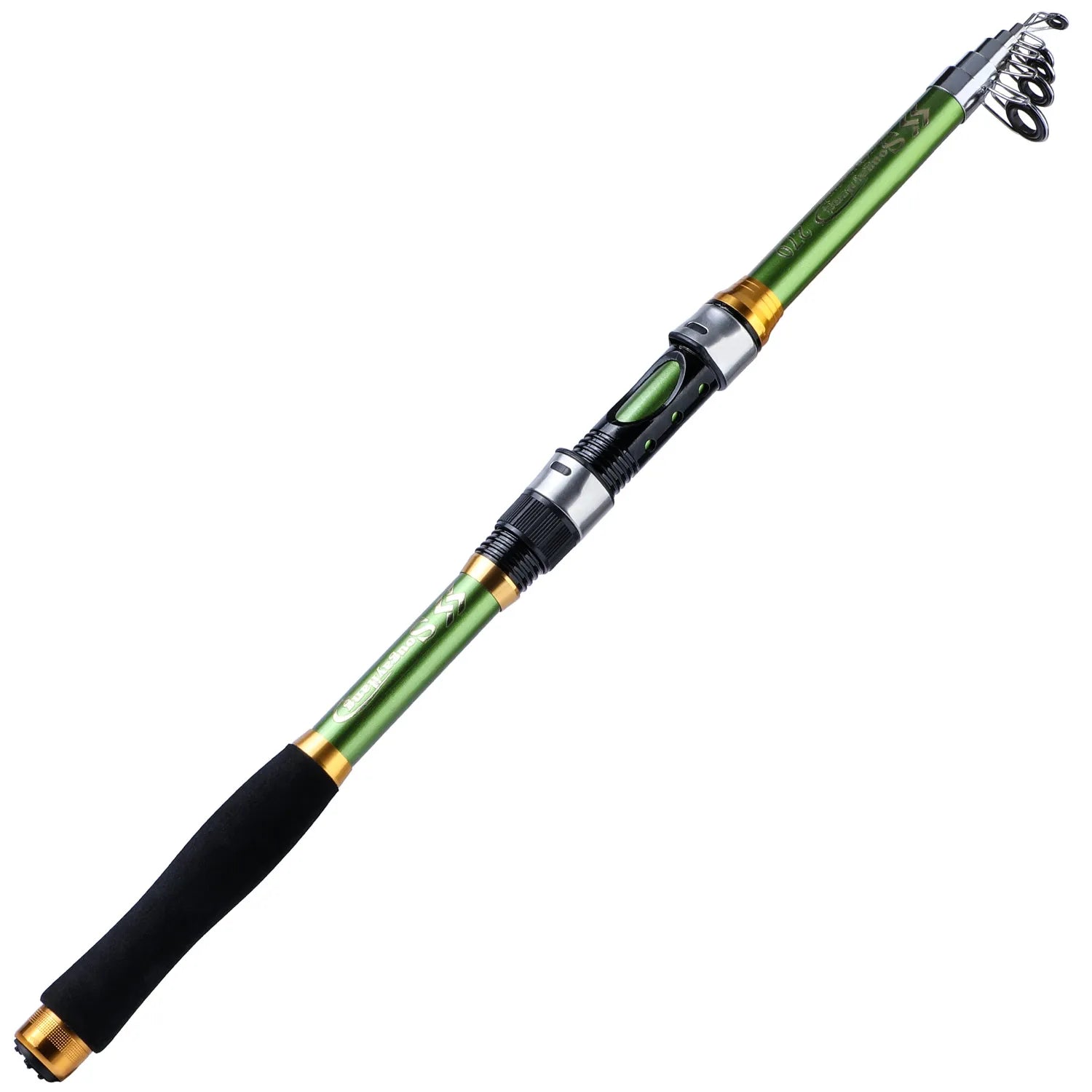 Sougayilang 4 Colors Telescopic Fishing Rod 1.8m-3.3m Glass Fiber EVA Handle Carp Spinning Rod Fishing Pole Fishing Weight 5kg